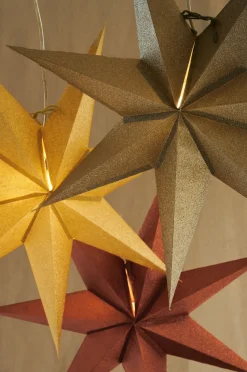 Watt & Veke Adventsstjerner<Julestjerne Tilly 60 Gold