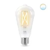 WiZ Led-Smartlyspærer|Led-Pærer Smart E27 Sokkel<E27 Lyspære filament A64 6,7W Wifi - Justerbar fargetemperatur 2700-6500 Kelvin v1