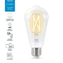 WiZ Led-Smartlyspærer|Led-Pærer Smart E27 Sokkel<E27 Lyspære filament A64 6,7W Wifi - Justerbar fargetemperatur 2700-6500 Kelvin v1
