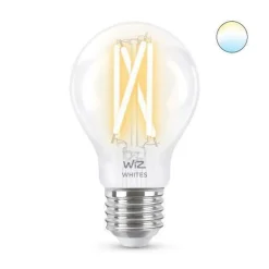 WiZ Led-Smartlyspærer|Led-Pærer Smart E27 Sokkel<E27 Lyspære filament A60 6,7W Wifi - Justerbar fargetemperatur 2700-6500 Kelvin