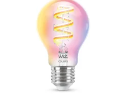 WiZ Led-Smartlyspærer|Led-Pærer Smart E27 Sokkel<E27 Lyspære filament A60 6,3W Wifi 2700-6500 Kelvin fullfarge RGB