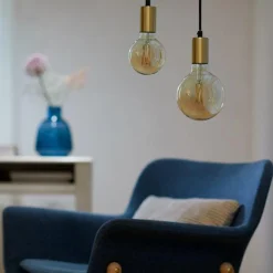 WiZ Led-Smartlyspærer|Led-Pærer Smart E27 Sokkel<E27 Lyspære filament G125 6,7W Wifi - Justerbar fargetemperatur 2000-5000 Kelvin