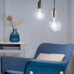 WiZ Led-Smartlyspærer|Led-Pærer Smart E27 Sokkel<E27 Lyspære filament G125 6,7W Wifi - Justerbar fargetemperatur 2700-6500 Kelvin