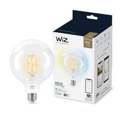 WiZ Led-Smartlyspærer|Led-Pærer Smart E27 Sokkel<E27 Lyspære filament G125 6,7W Wifi - Justerbar fargetemperatur 2700-6500 Kelvin