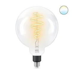 WiZ Led-Smartlyspærer|Led-Pærer Smart E27 Sokkel<E27 Lyspære filament G200 6,5W Wifi - Justerbar fargetemperatur 2700-6500 Kelvin