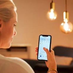 WiZ Led-Smartlyspærer|Led-Pærer Smart E27 Sokkel<E27 Lyspære filament G200 6,5W Wifi - Justerbar fargetemperatur 2700-6500 Kelvin