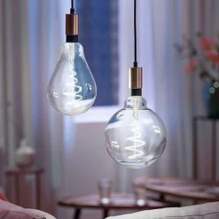 WiZ Led-Smartlyspærer|Led-Pærer Smart E27 Sokkel<E27 Lyspære filament G200 6,5W Wifi - Justerbar fargetemperatur 2700-6500 Kelvin