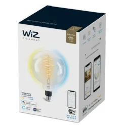 WiZ Led-Smartlyspærer|Led-Pærer Smart E27 Sokkel<E27 Lyspære filament G200 6,5W Wifi - Justerbar fargetemperatur 2700-6500 Kelvin