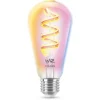 WiZ Led-Smartlyspærer|Led-Pærer Smart E27 Sokkel<E27 Lyspære filament ST64 6,3W Wifi 2700-6500 Kelvin fullfarge RGB