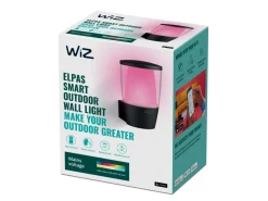 WiZ Utelamper - Klassiske Vegglamper|Wiz<Elpas smart vegglampe 8,5W utendørs IP44 RGB Fullfarge Wifi -