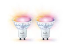 WiZ Led-Smartlyspærer|Led-Pærer Gu10 Sokkel<GU10 Lyspære 4,7W Wifi - Fullfarge 2 pakning