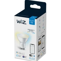 WiZ Led-Smartlyspærer|Led-Pærer Gu10 Sokkel<GU10 Lyspære 4,9W Wifi - Justerbar fargetemperatur 2700-6500 Kelvin