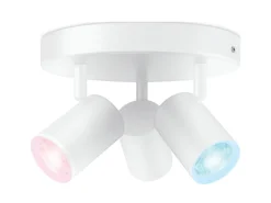 WiZ Kjøkkenbelysning Tak|Wiz<Smart Imageo rund 3 lys spot 3x5W 2700-6500K RGB Fullfarge Wîfi -