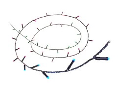 WiZ Lysslynger|Lysslynger<smart lyslenke 20 meter IP44 13W - Wifi