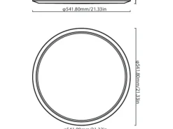 WiZ Kjøkkenbelysning Tak|Wiz<Smart Superslim taklampe 32W 2700-6500K RGB fullfarge 55 cm Wîfi -