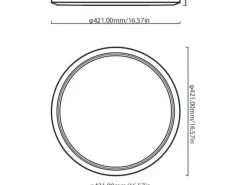 WiZ Kjøkkenbelysning Tak|Wiz<Smart Superslim taklampe 22W 2700-6500K RGB fullfarge 42 cm Wîfi -