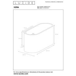 Lucide Vegglamper Med Opp/Ned Lys<Xera oval vegglampe opp/ned lys
