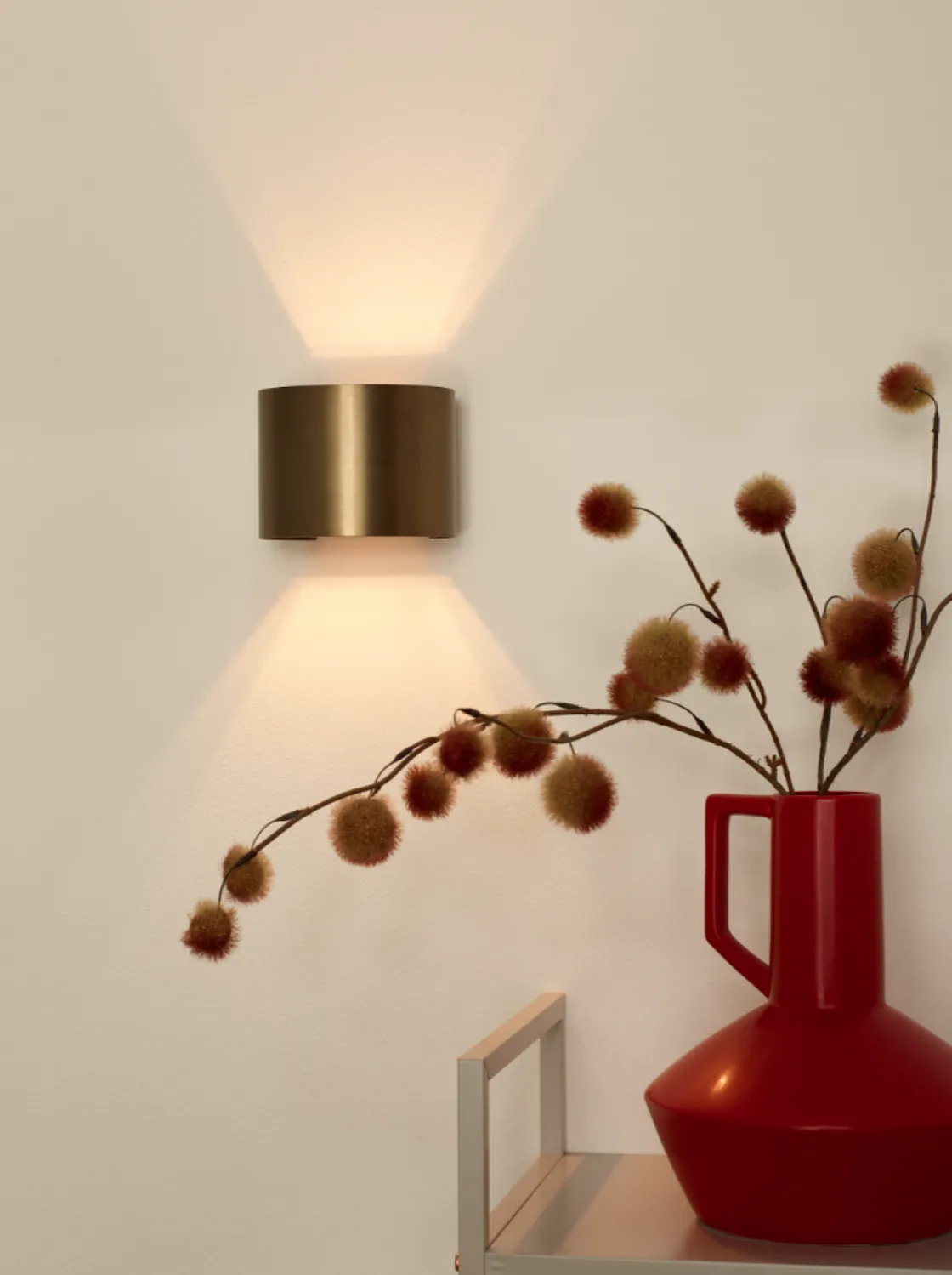 Lucide Vegglamper Med Opp/Ned Lys<Xio round vegglampe opp/ned