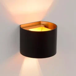 Lucide Vegglamper Med Opp/Ned Lys<Xio round vegglampe opp/ned