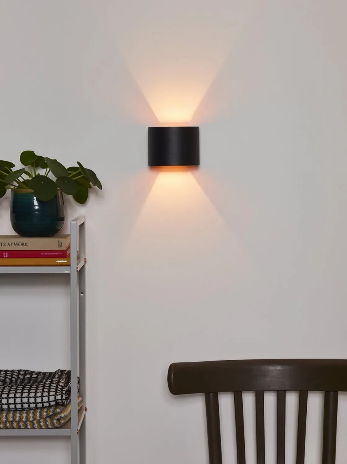 Lucide Vegglamper Med Opp/Ned Lys<Xio round vegglampe opp/ned