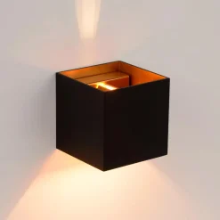 Lucide Vegglamper Med Opp/Ned Lys<Xio square vegglampe opp/ned