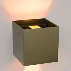 Lucide Vegglamper Med Opp/Ned Lys<Xio square vegglampe opp/ned