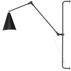 By Rydens Interiørlamper|Leselamper<Yukon vegglampe lang - Matt