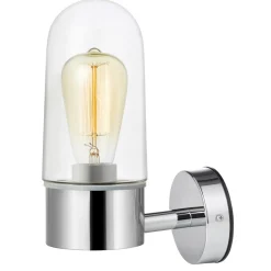Marksløjd Baderomsbelysning Vegg<Zen vegglampe IP44 - Krom/klar -