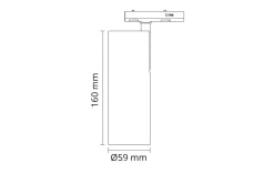 Sg Armaturen As Lightup-Pris|Zip Spotskinner<Zip Tube Mini spot 14W LED 2700K