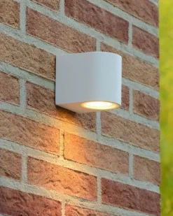 Lucide Utelamper Med Opp/Ned Lys<Zora round vegglampe ned rund utendørs IP44