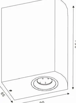 Lucide Utelamper Med Opp/Ned Lys<Zora round vegglampe opp/ned utendørs IP44