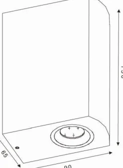 Lucide Utelamper Med Opp/Ned Lys<Zora round vegglampe opp/ned utendørs IP44